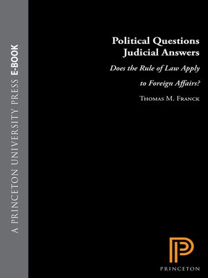 cover image of Political Questions Judicial Answers